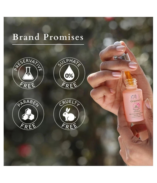 Lotus Organics+ Precious Brightening Face Oil, 100% Organic White Peony, Paraben Free, 15ml