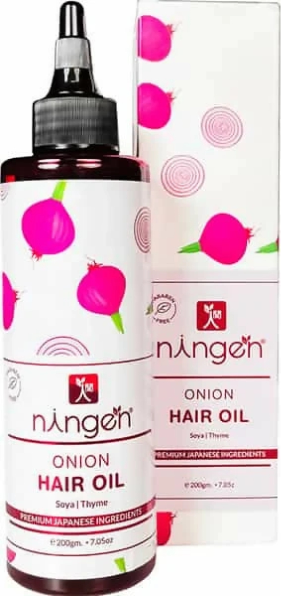 Ningen Onion Hair Oil Soya And Thyme Helps Reduce Hair Fall Promotes Hair Growth (200g)