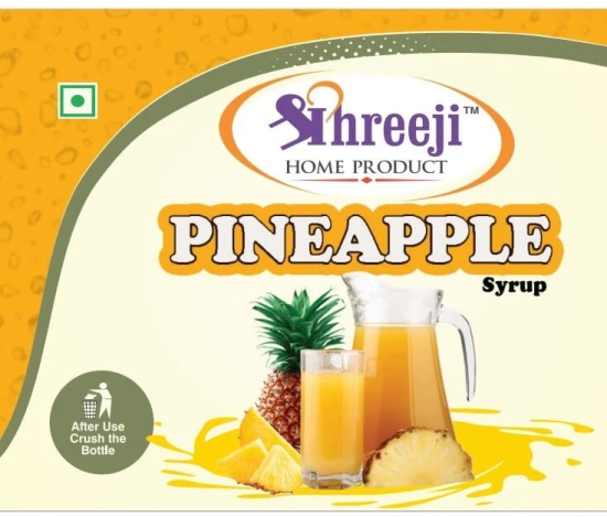 Shreeji Pineapple Syrup Mix with Water / Soda for Making Juice 750 ml