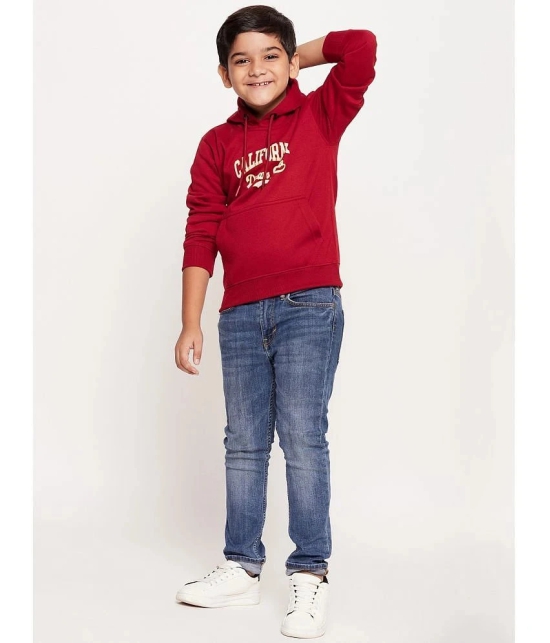 UBX Pack of 1 Boys Fleece Sweatshirt ( Maroon ) - None