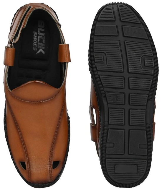 Bucik - Tan Mens Sandals - None