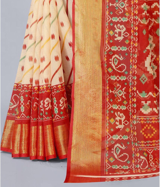 Bhuwal Fashion - Multicolour Chiffon Saree With Blouse Piece ( Pack of 1 ) - Multicolour