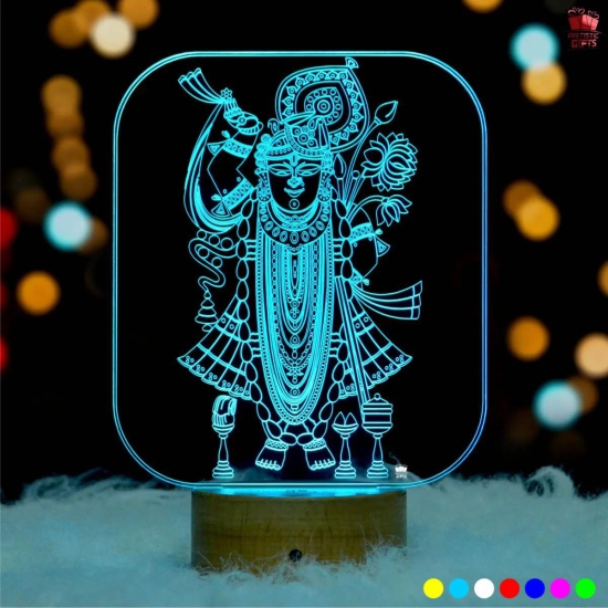 Shreenathji 3D illusion LED Lamp