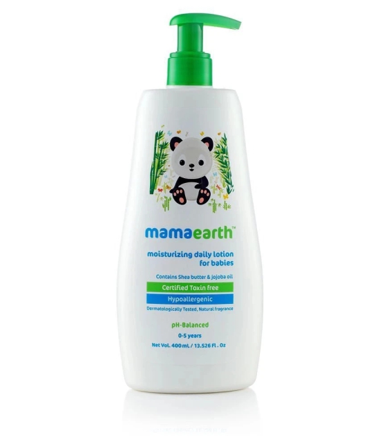 Mamaearth Daily Moisturizing Baby Lotion, 400ml änd Natural Anti Mosquito Body Roll On, 40ml