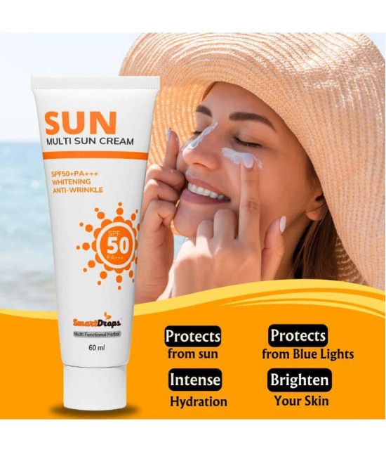 Smartdrops SPF 50 Sunscreen Cream For All Skin Type ( Pack of 2 )