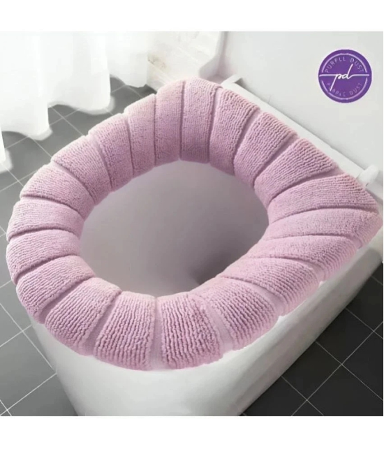 purple dust Microfibre Toilet Seat Cover