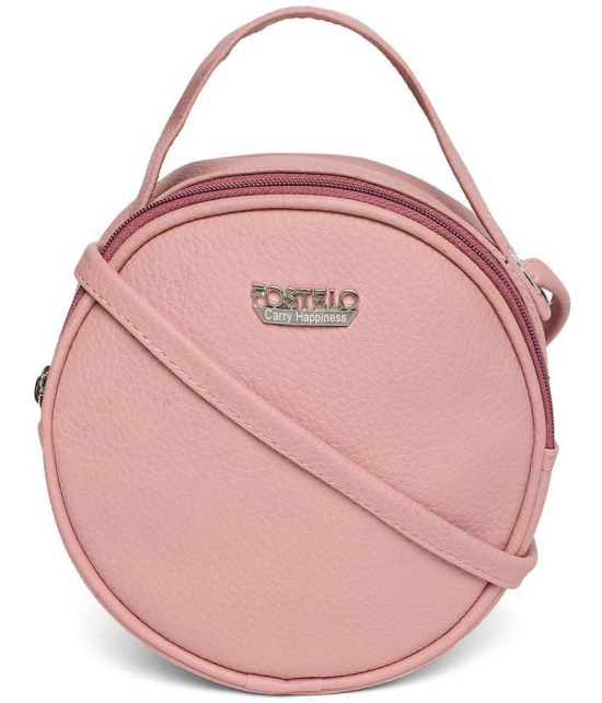 Fostelo - Rose Gold PU Sling Bag - Rose Gold