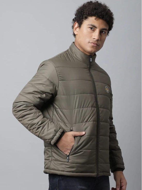 Rodamo Men Striped Windcheater Padded Jacket