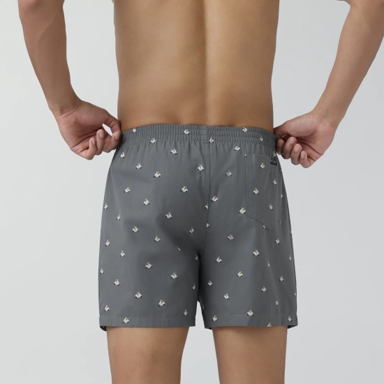 Splash Cotton Boxers - Vespa Grey L