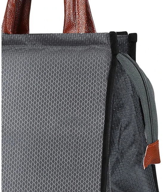 GEEO Charcoal Lunch Bags ( 1 Pc ) - Charcoal