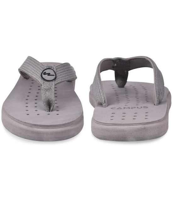 Campus Gray Mens Daily Slipper  (Pair of 1) - None