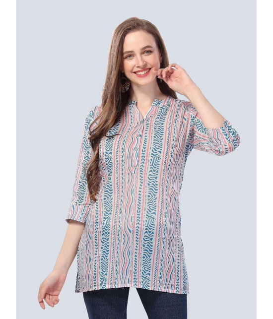 Meher Impex Multi Color Cotton Womens Tunic ( Pack of 1 ) - None