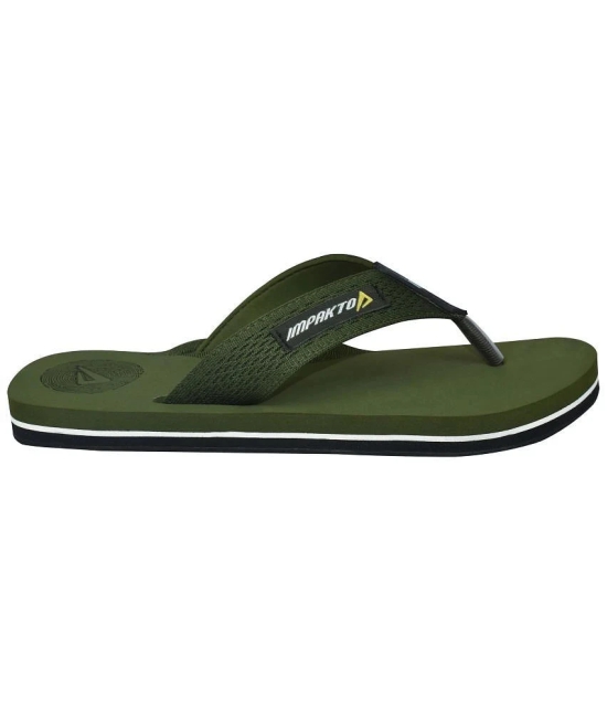 Ajanta - Green Mens Thong Flip Flop - None