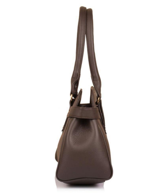 Fostelo - Brown  PU Shoulder Bag - Brown