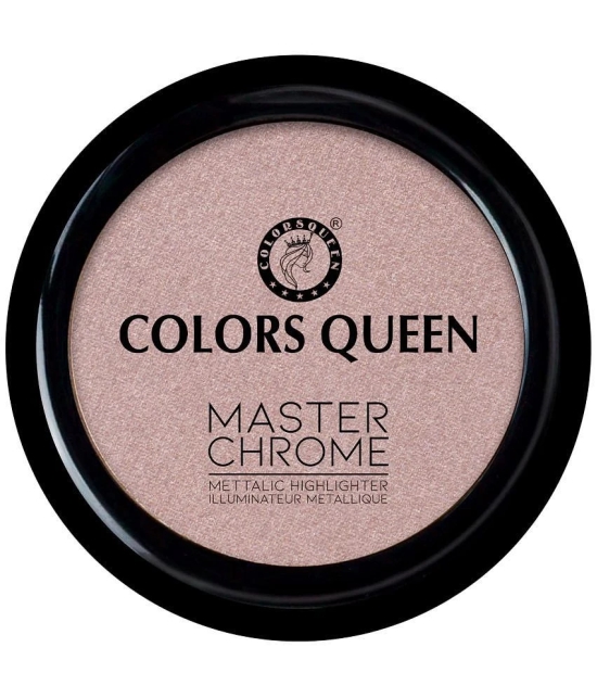 Colors Queen Master Chrome Mettalic Highlighter Rose Gold Pack of 2 7 g