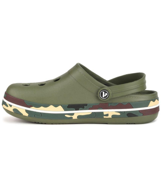 Aqualite - Olive Mens Clogs - None