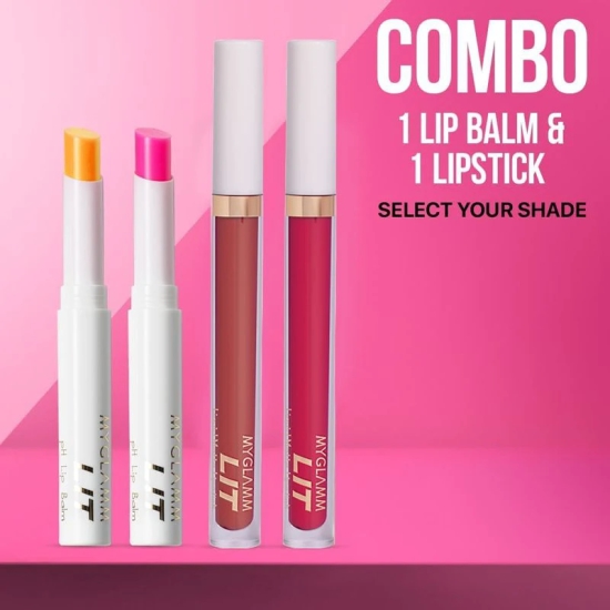 LIT - pH Lip Balm + LIT Liquid Matte Lipstick Exclusive Combo