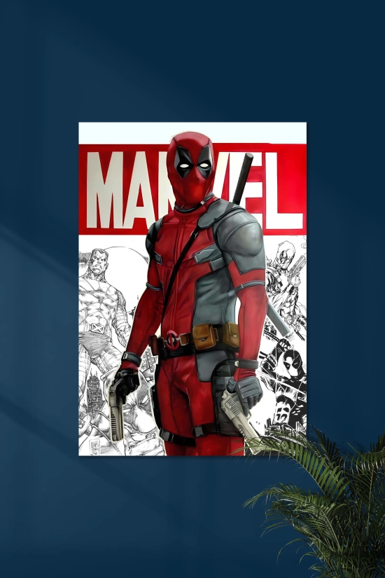 Deadpool Kills the Marvel Universe | Deadpool | MCU | Movie Poster-A3