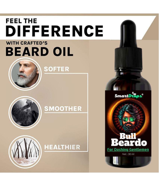 Smartdrops - 30mL For a Shiny Beard Beard Oil ( Pack of 3 )