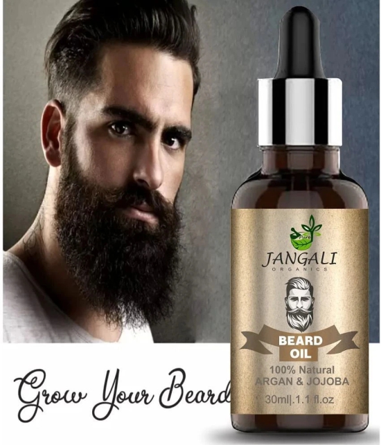 PURE JANGALI ORGANICS Beard Growth Oil- For Stimulating fast Beard Growth Hair Oil 30ML