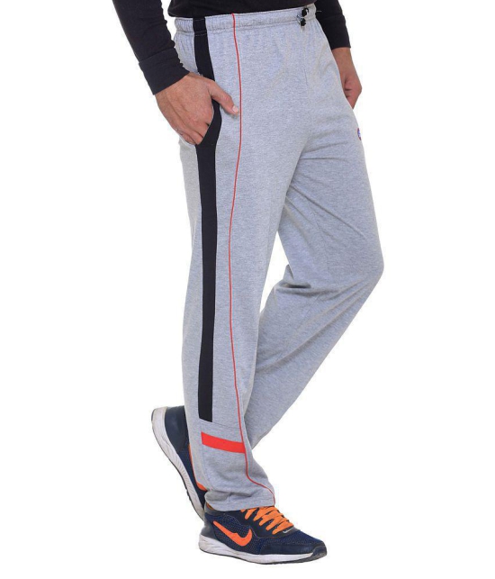 Vimal Jonney Gray Cotton Blend Trackpants Pack of 1 - XL