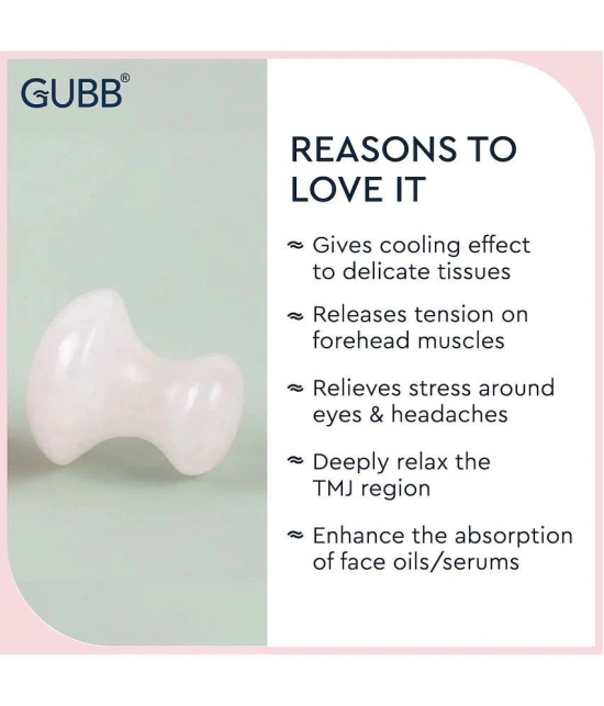 Gubb Jade Mushroom Massager for Anti Aging, Depuffing & Relaxation