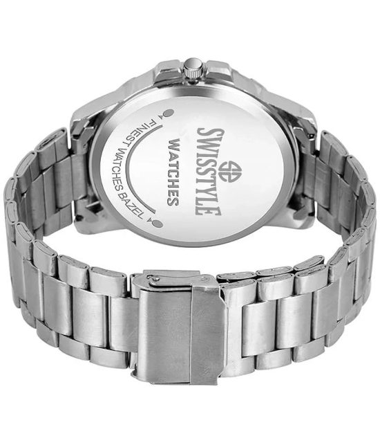 Swisstyle Silver Stainless Steel Analog Mens Watch