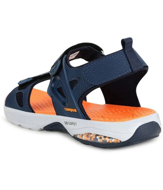 Campus - Navy Mens Floater Sandals - None