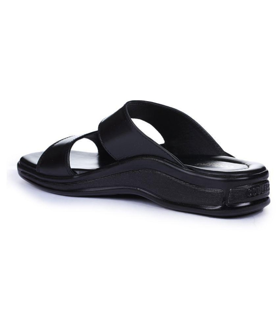 Liberty - Black Leather Daily Slipper - 8