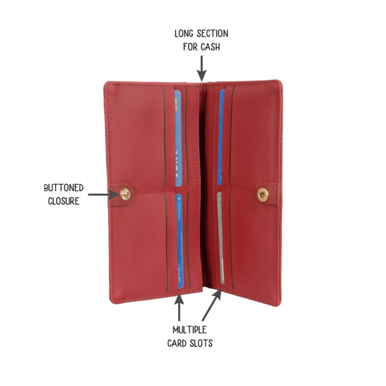 SLUR WALLETS 2 FOLD L RED