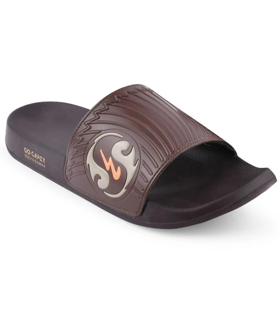 Campus - Brown Mens Slide Flip Flop - None