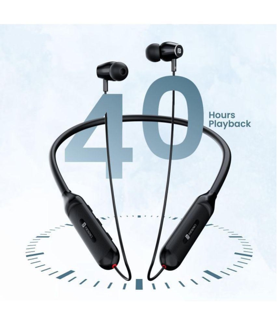 Portronics - Wireless Bluetooth Headset - Black