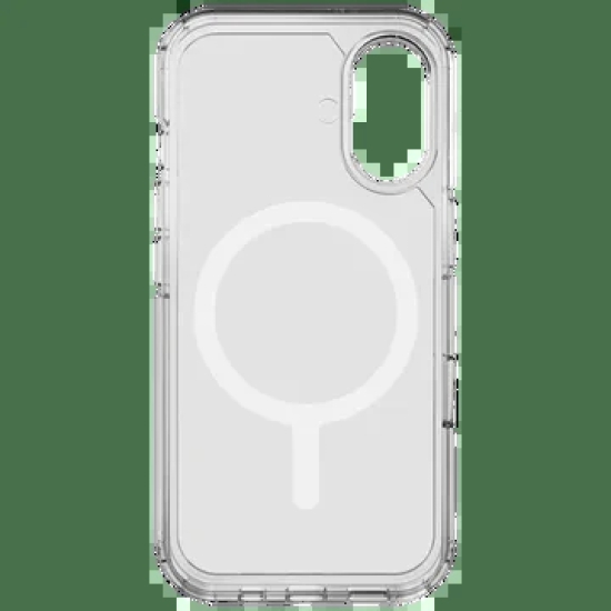 Croma TPU Back Cover for Apple iPhone 16 Plus (Magsafe Compatible, Transparent)