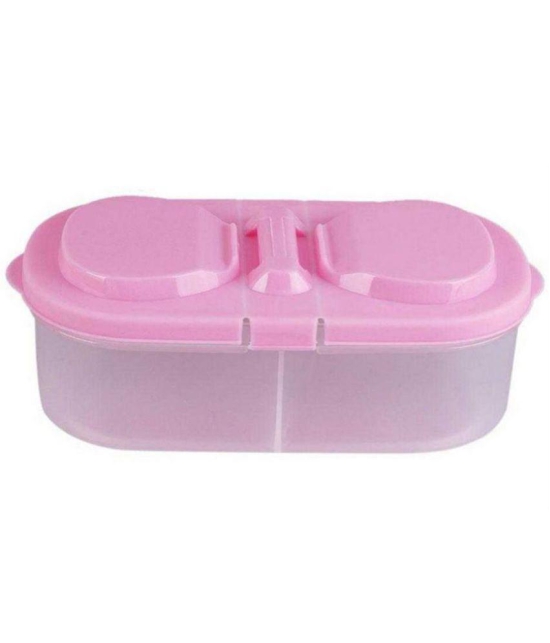 TINUMS Food Container Plastic Pink Food Container ( Set of 1 ) - Pink