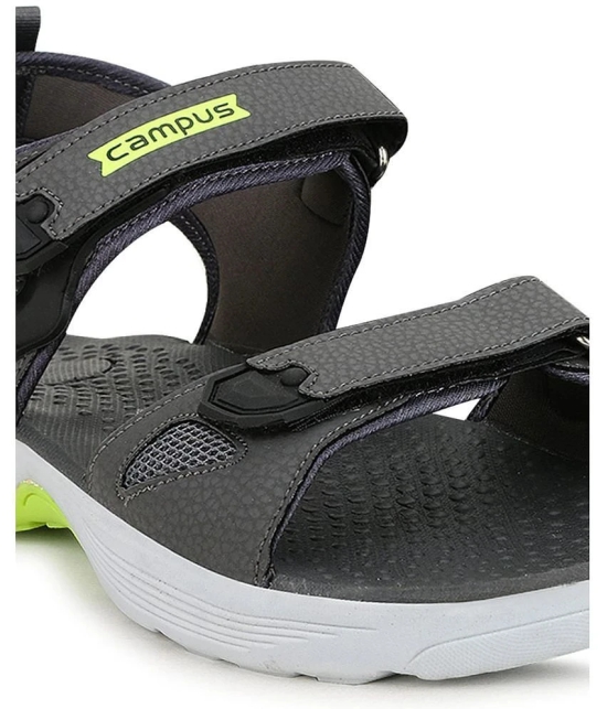 Campus - Dark Grey Mens Floater Sandals - None