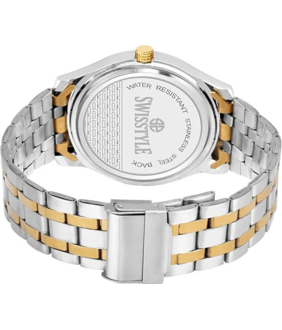 Swisstyle Silver Metal Analog Mens Watch