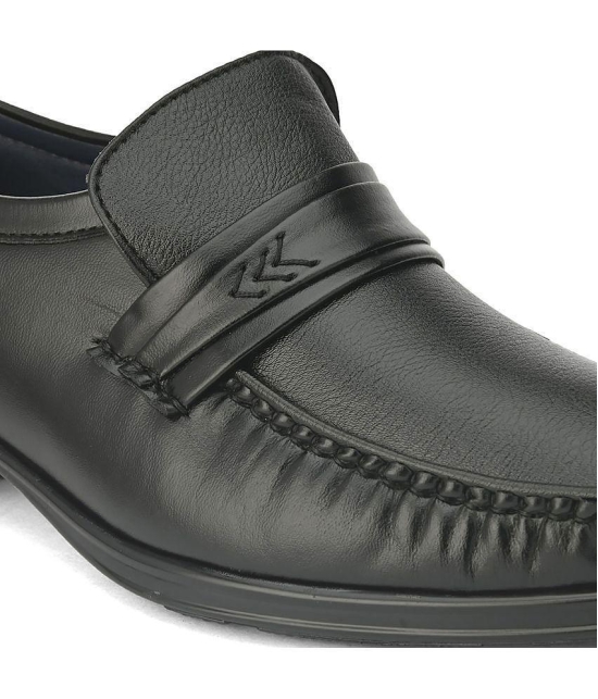 Leeport - Black Men's Slip On Formal Shoes - 9