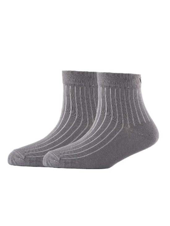 Men Pack Of 2 Striped Cotton Ankle Length Socks