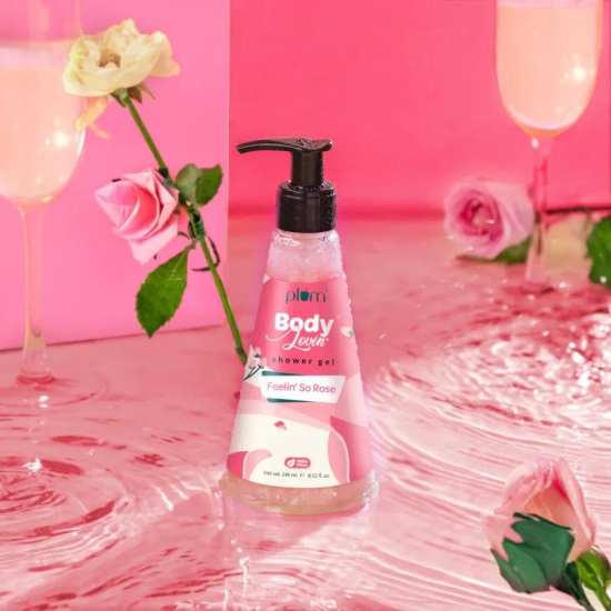 Feelin' So Rose Shower Gel by Plum BodyLovin'