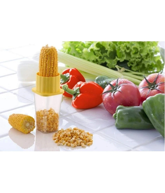 Handa Yellow Plastic Mannual Chopper 0 ml ( Pack of 1 ) - Yellow