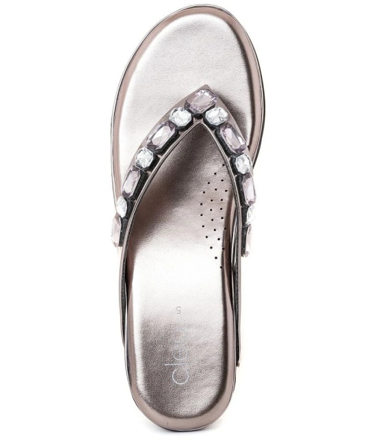 KHADIM Gray Womens Flats - None