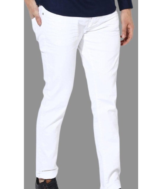 x20 - White Denim Skinny Fit Men''s Jeans ( Pack of 1 ) - None