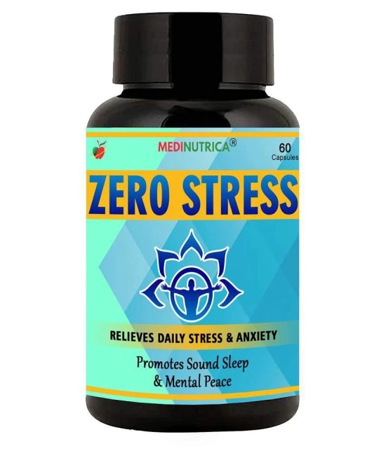 Medinutrica Zero Stress Relieves Stress & Anxiety Capsule 60 no.s Pack Of 1