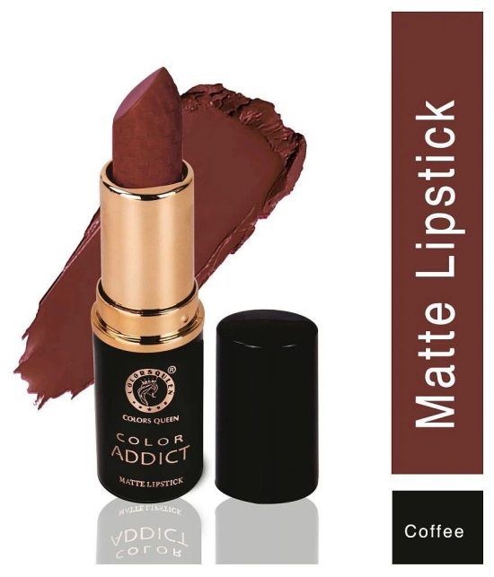 Colors Queen Matte Long Stay Lipstick Coffee 5 g