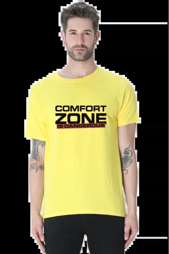 COMFORT ZONE IS DANGEROUS-New Yellow / XXL