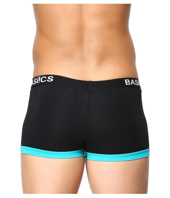 BASIICS By La Intimo - Black Cotton Mens Trunks ( Pack of 2 ) - M