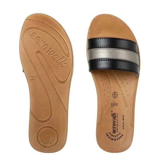 Aerowalk Black Womens Flats - None