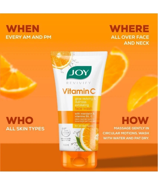 Joy Revivify Skin Brightening Vitamin C Face Wash (150ml X 2)