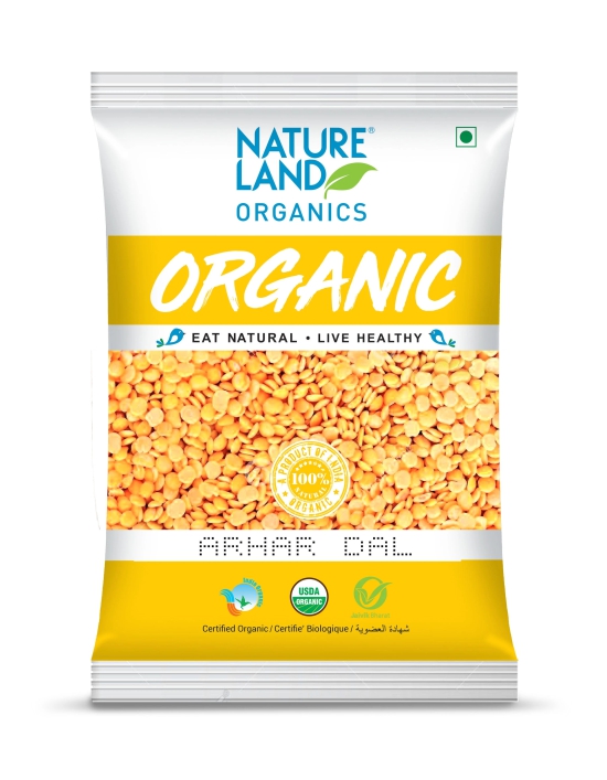 Natureland Organics Arhar Dal Combo, 500 gm Each - Pack of 3