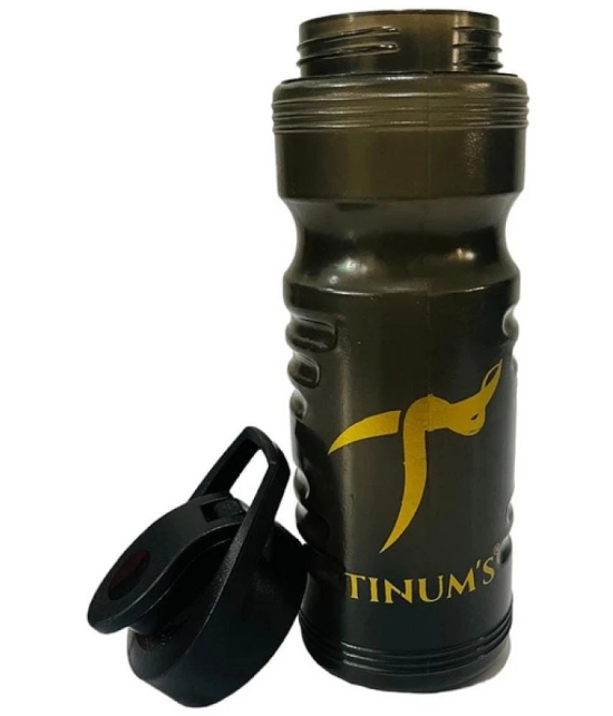 TINUMS Plastic Black 750 mL Sipper,Shaker,Bottle ( Pack of 1 ) - Black